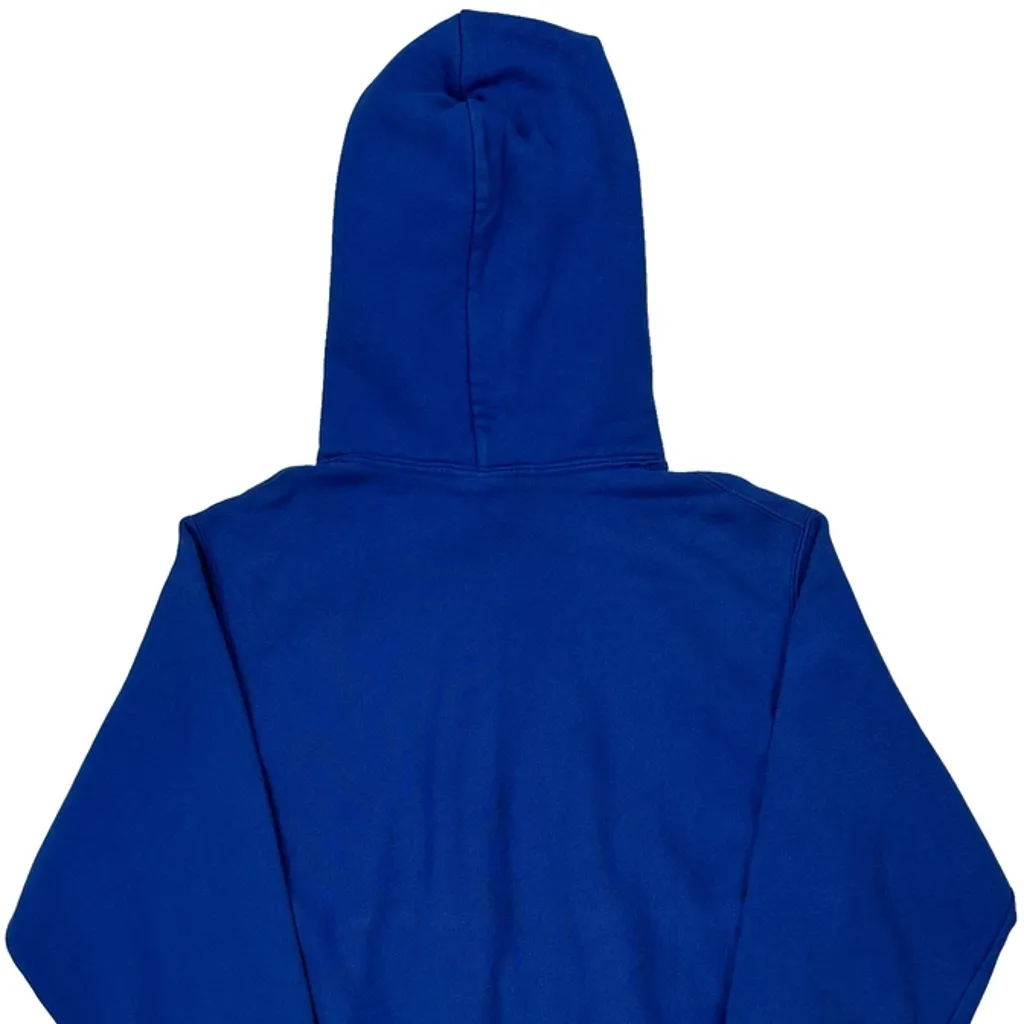 Reverse Weave Champion Hoodie - Small Blue Cotton Blend - Image 6