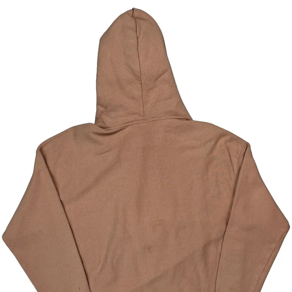 Reverse Weave Champion Hoodie - Medium Brown Cotton Blend - Image 7