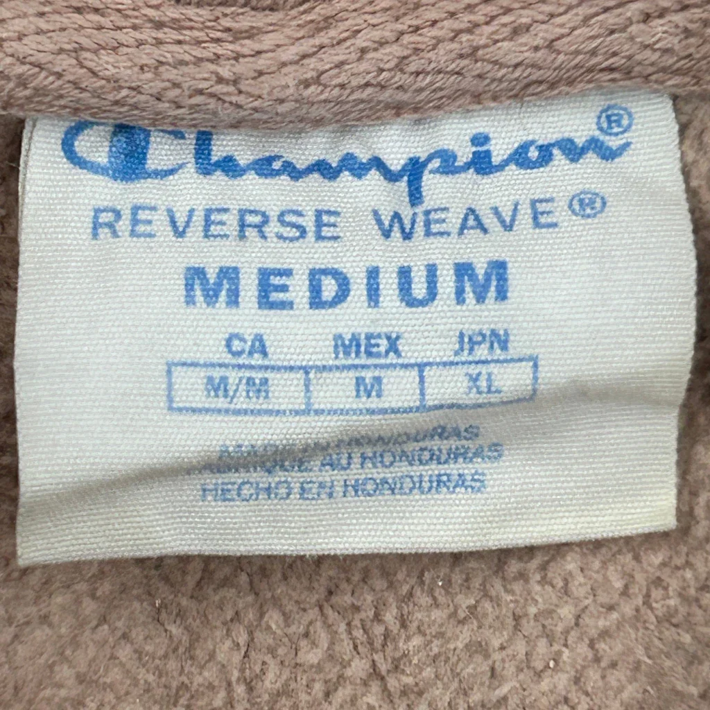 Reverse Weave Champion Hoodie - Medium Brown Cotton - Image 3