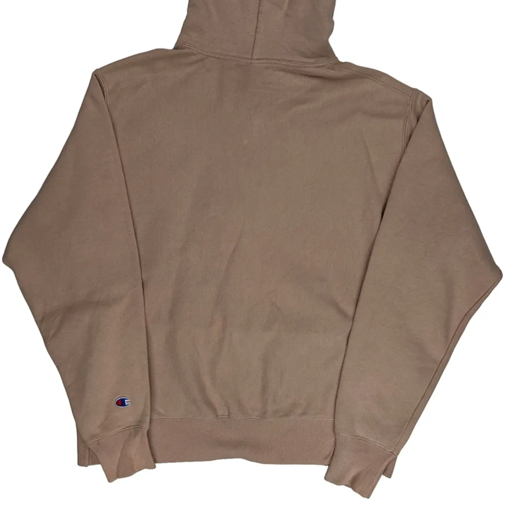 Reverse Weave Champion Hoodie - Medium Brown Cotton - Image 7