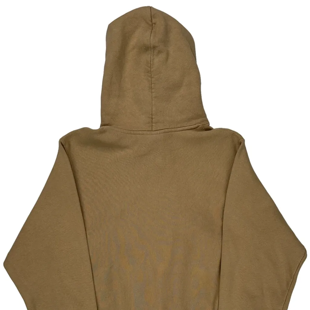 Reverse Weave Champion Hoodie - Small Brown Cotton - Image 7