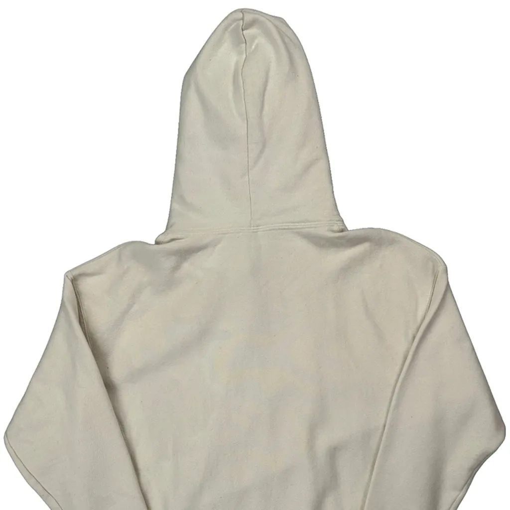 Reverse Weave Champion Hoodie - Medium Cream Cotton Blend - Image 7