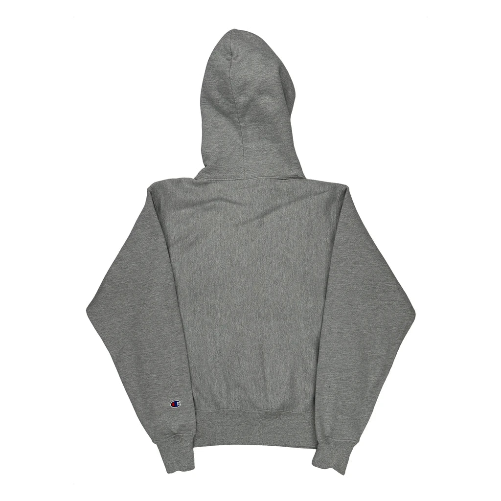 Reverse Weave Champion Hoodie - Small Gray Cotton - Image 2