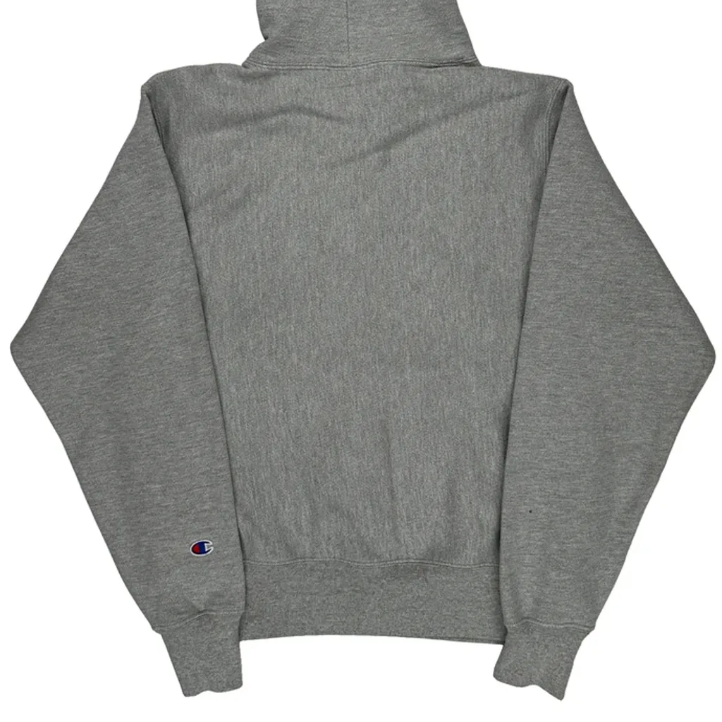 Reverse Weave Champion Hoodie - Small Gray Cotton - Image 7