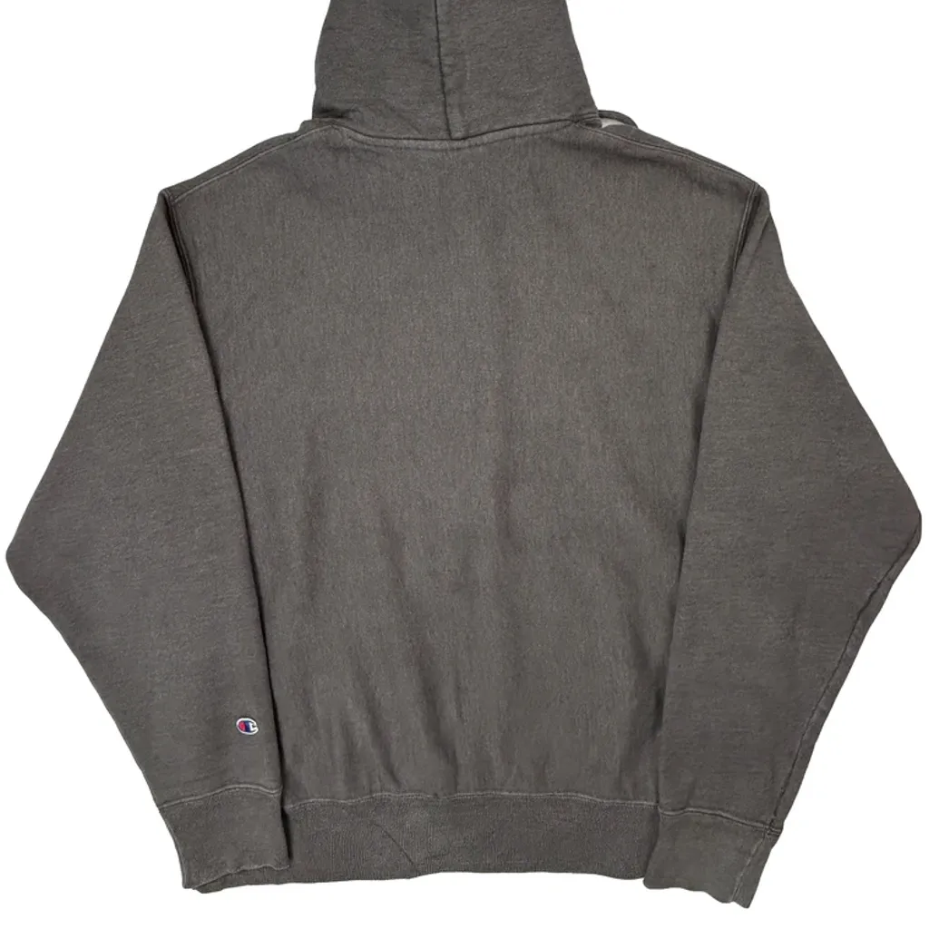 Reverse Weave Champion Hoodie - XL Gray Cotton - Image 7