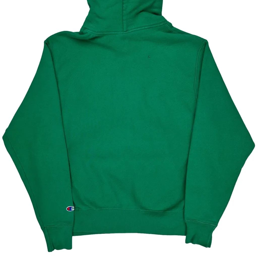 Reverse Weave Champion Hoodie - Medium Green Cotton Blend - Image 7