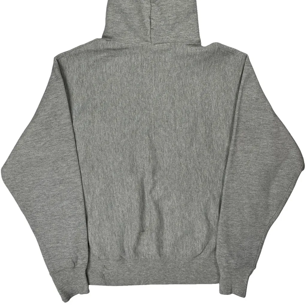 Reverse Weave Champion Hoodie - Large Grey Cotton - Image 7