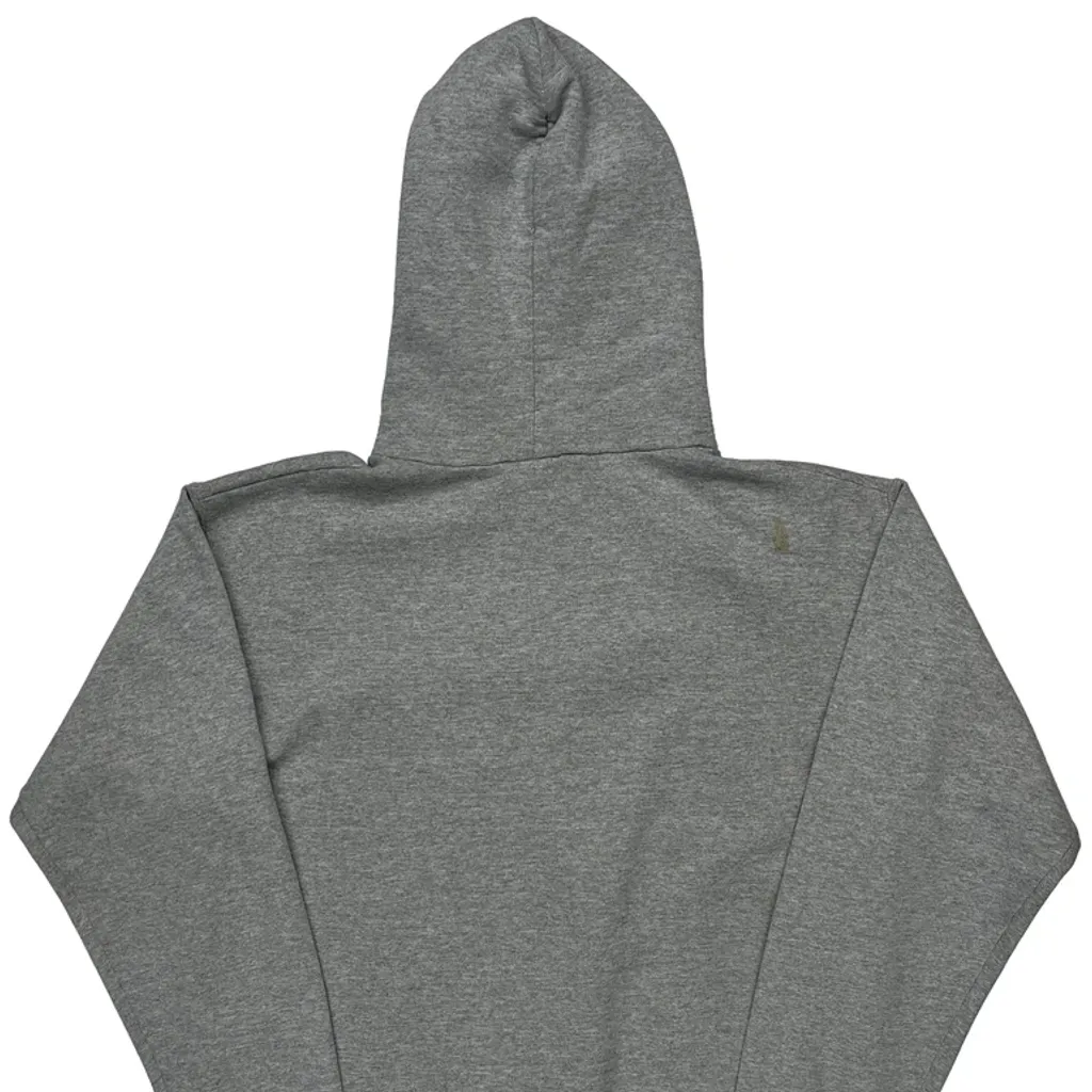 Reverse Weave Champion College Hoodie - Medium Grey Cotton - Image 7