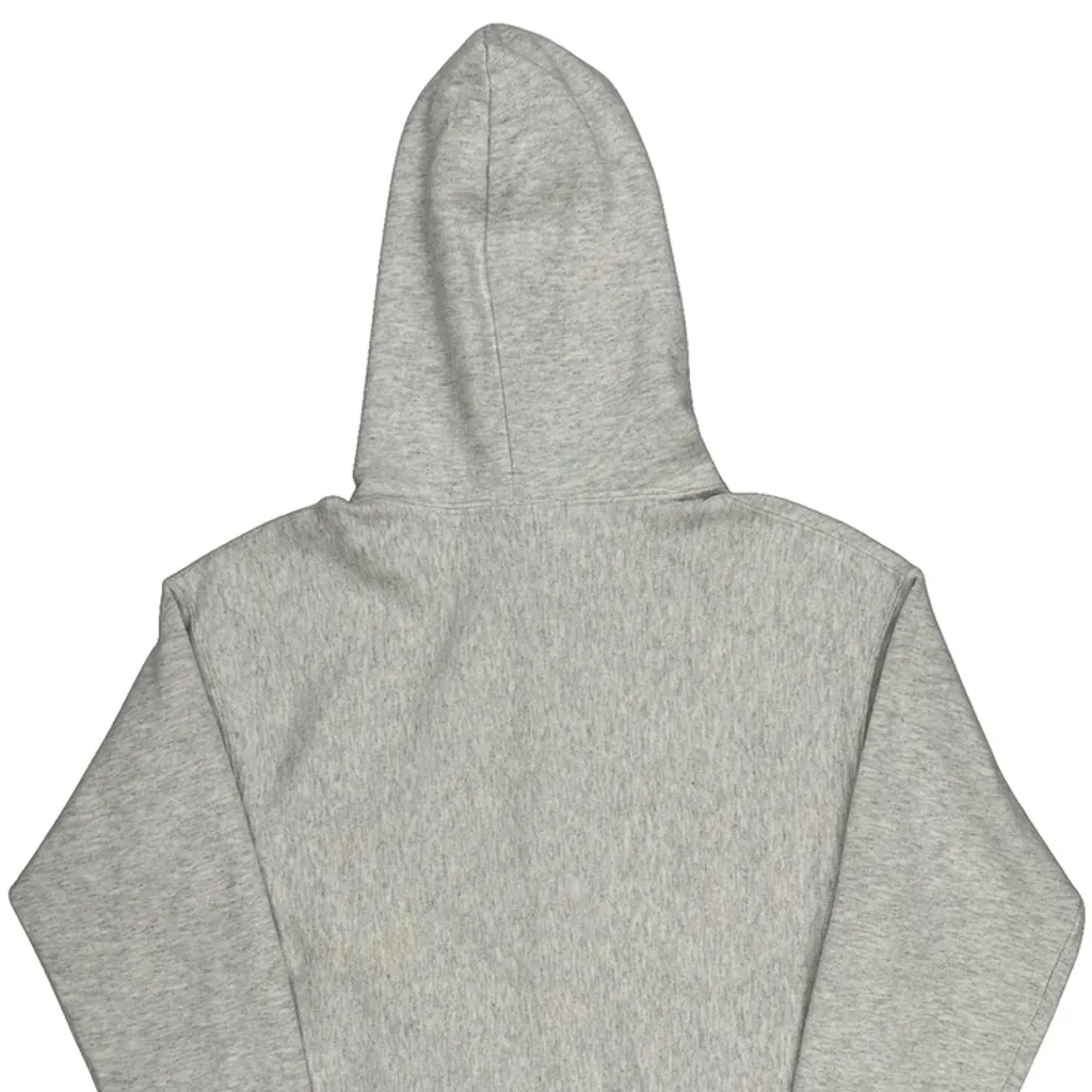 Reverse Weave Champion Hoodie - Medium Grey Cotton - Image 7
