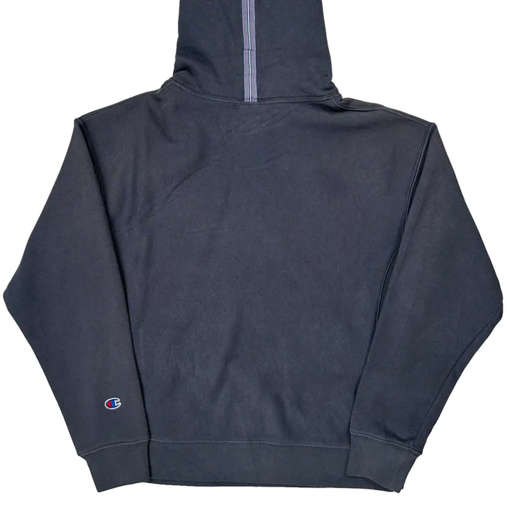 Reverse Weave Champion Hoodie - Medium Grey Cotton Blend - Image 6