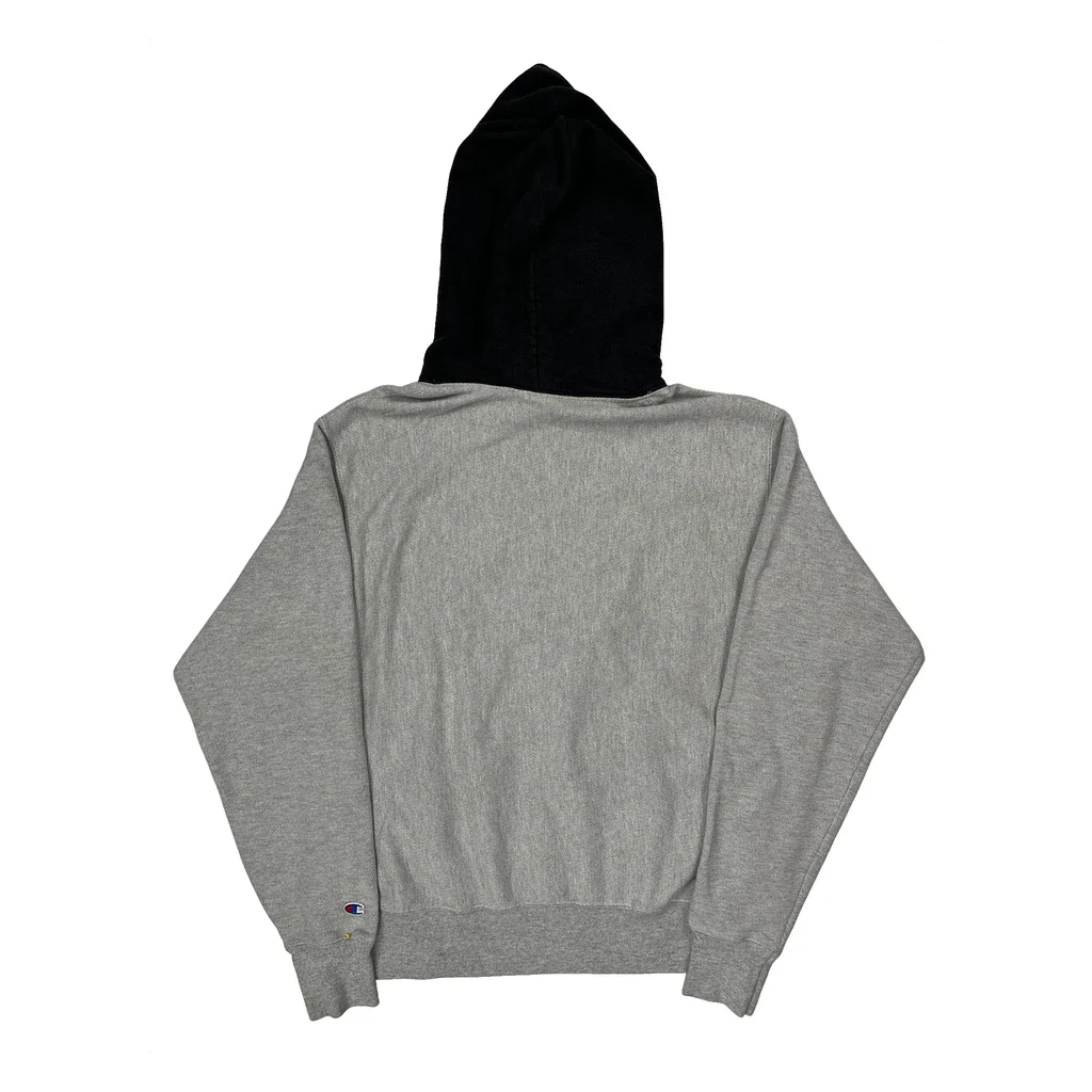 Reverse Weave Champion Hoodie - Medium Grey Cotton - Image 2