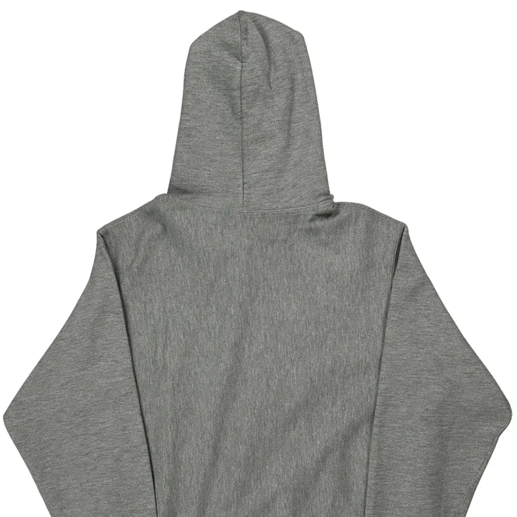 Reverse Weave Champion Hoodie - Medium Grey Cotton Blend - Image 6