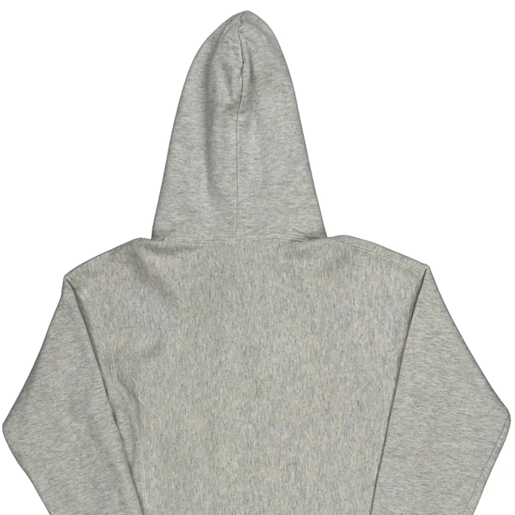 Reverse Weave Champion Hoodie - Small Grey Cotton Blend - Image 7