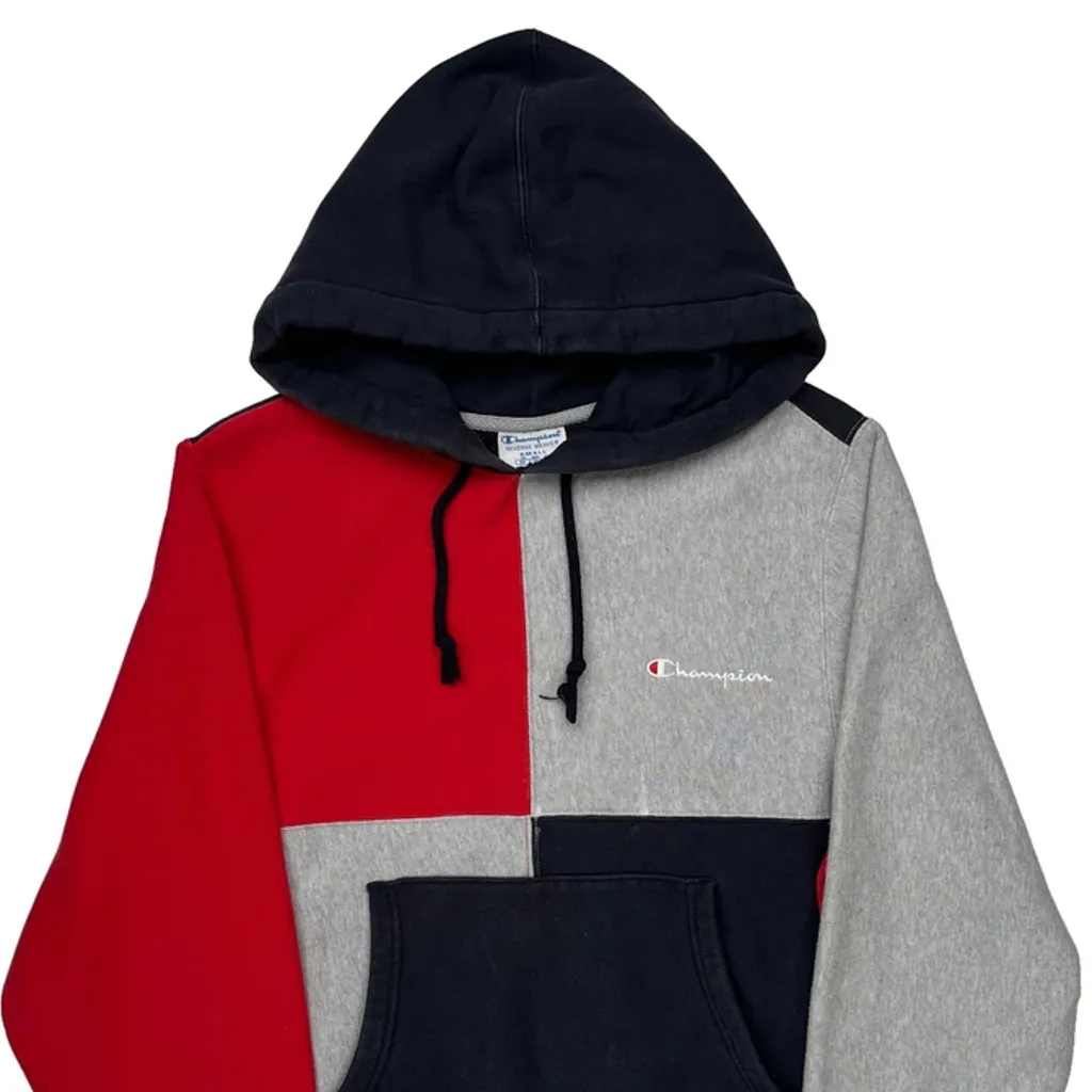 Reverse Weave Champion Hoodie - Small Multicoloured Cotton Blend - Image 5