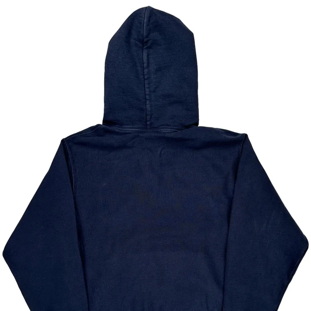 Reverse Weave Champion Hoodie - Medium Navy Cotton Blend - Image 7