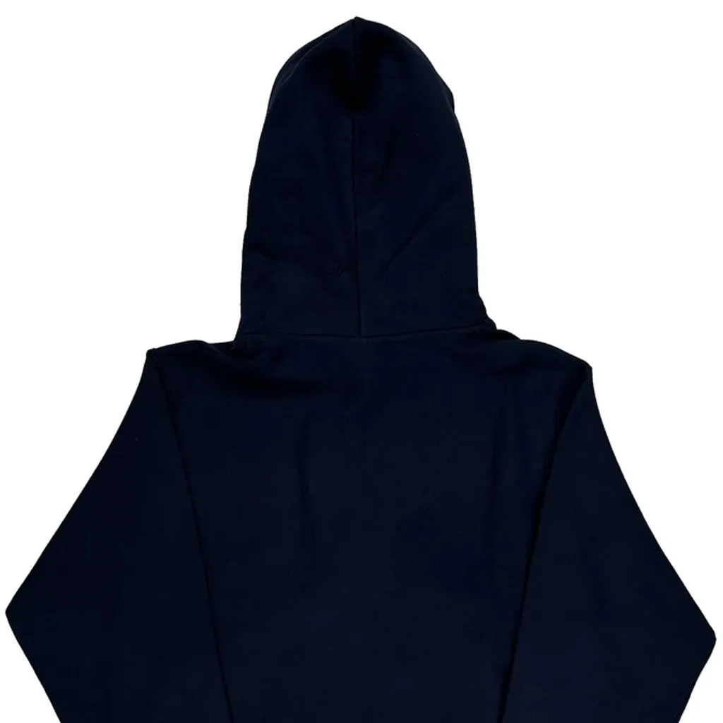 Reverse Weave Champion College Hoodie - Small Navy Cotton Blend - Image 7