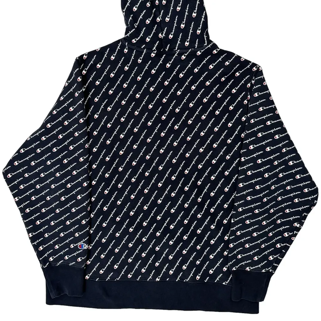Reverse Weave Champion Hoodie - 2XL Navy Cotton - Image 6