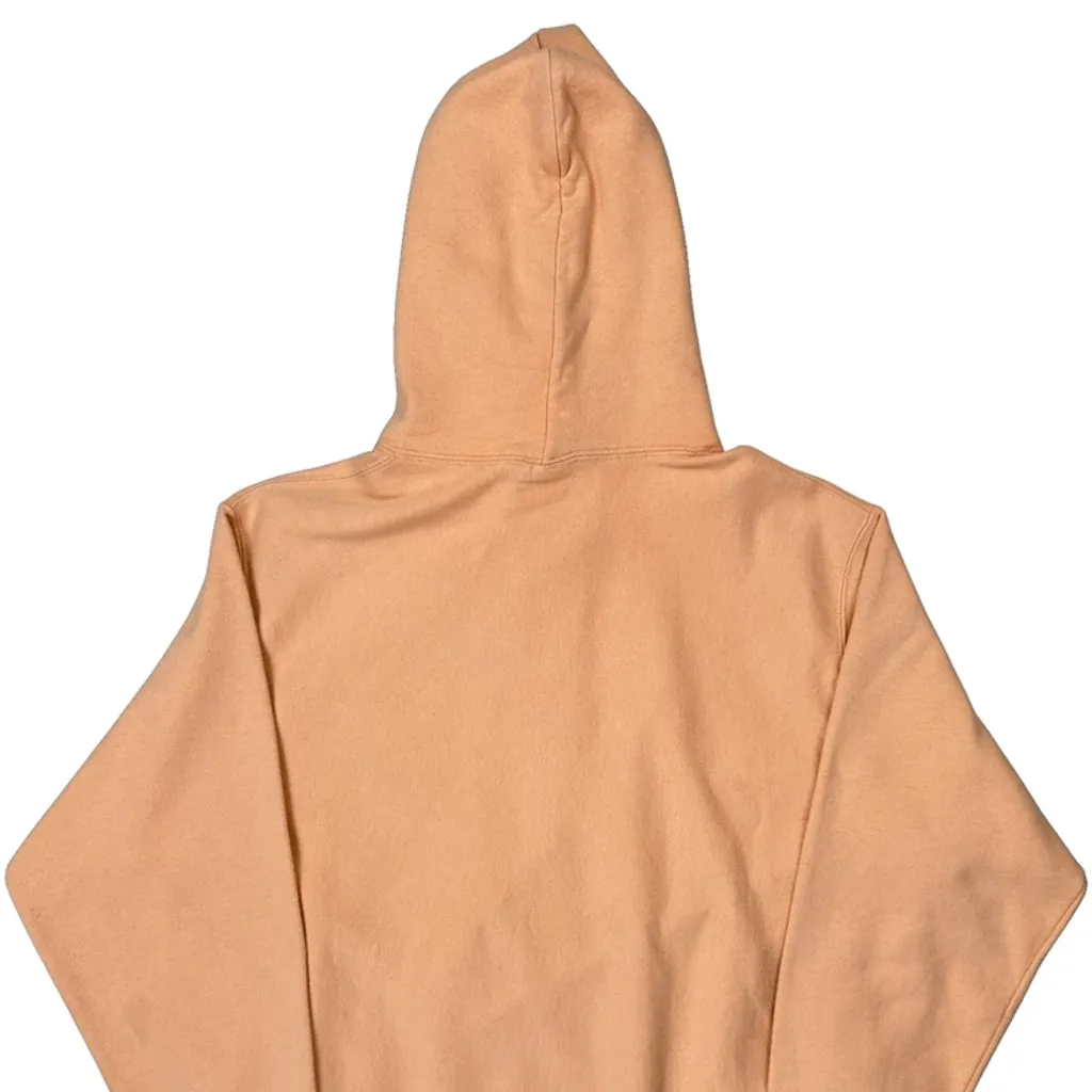 Reverse Weave Champion Hoodie - Large Orange Cotton - Image 6