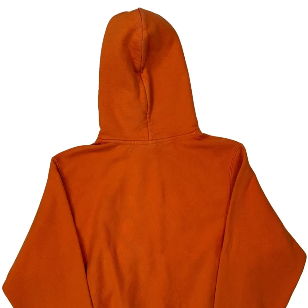 Reverse Weave Champion College Hoodie - Small Orange Cotton - Image 7