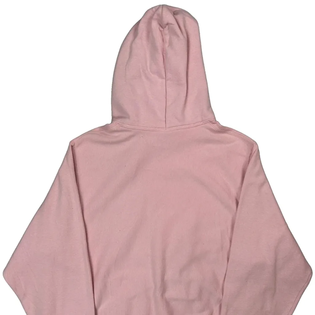 Reverse Weave Champion Hoodie - Medium Pink Cotton Blend - Image 6