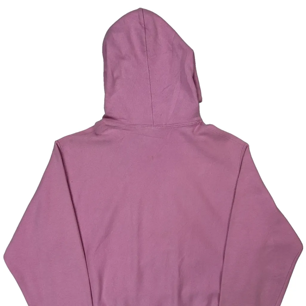 Reverse Weave Champion Hoodie - Medium Pink Cotton Blend - Image 6