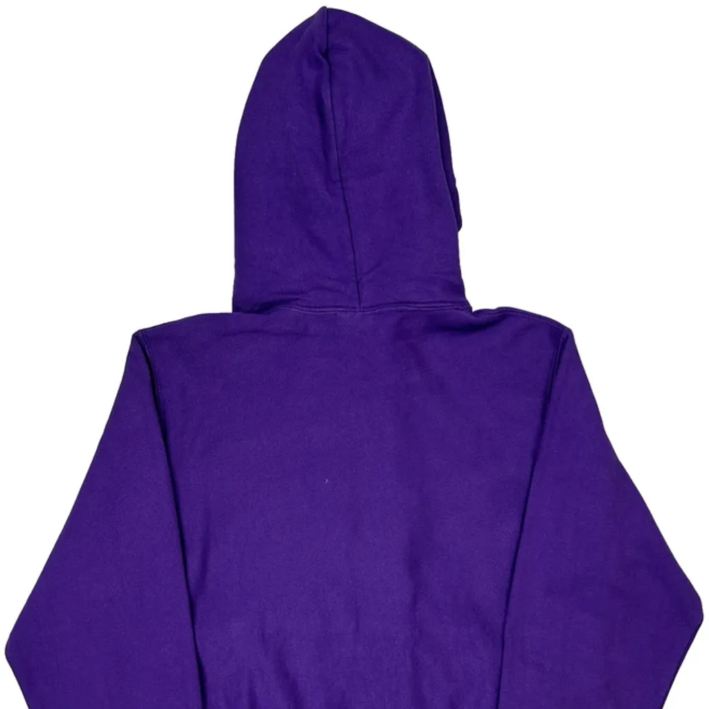 Reverse Weave Champion Hoodie - Small Purple Cotton - Image 6