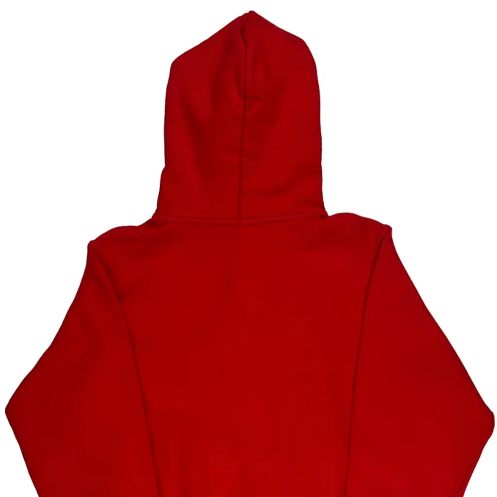 Reverse Weave Champion College Hoodie - Small Red Cotton - Image 7