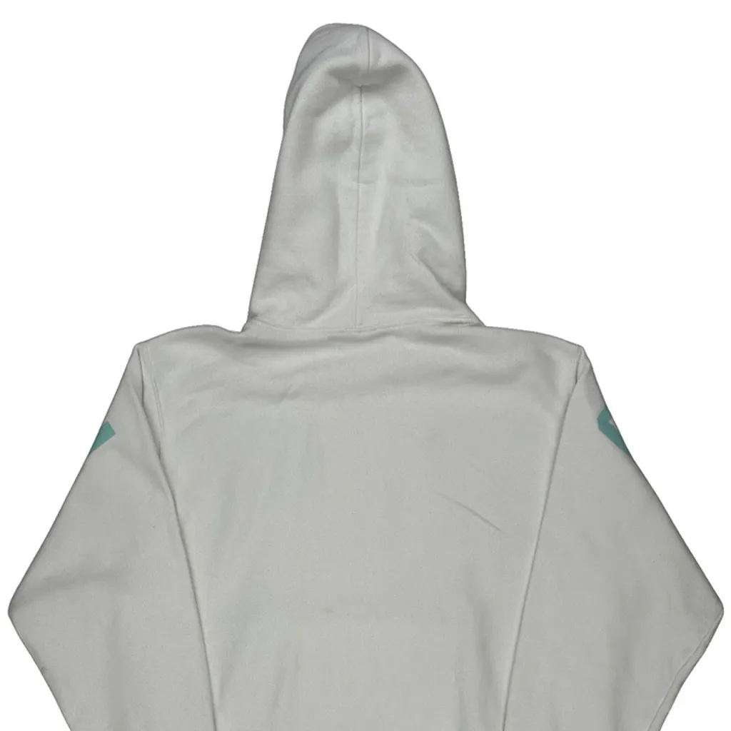 Reverse Weave Champion Spellout Hoodie - Medium White Cotton - Image 6