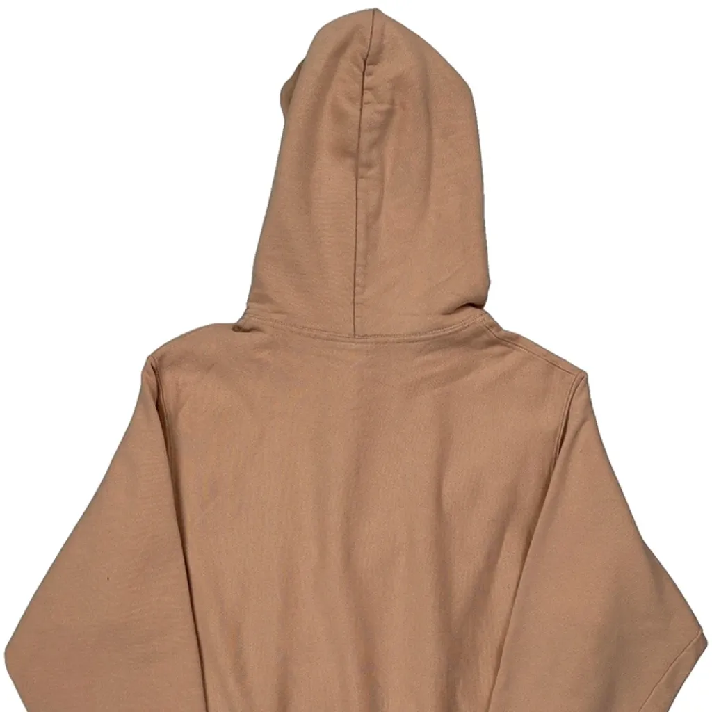Reverse Weave Champion Hoodie - Small Beige Cotton - Image 6