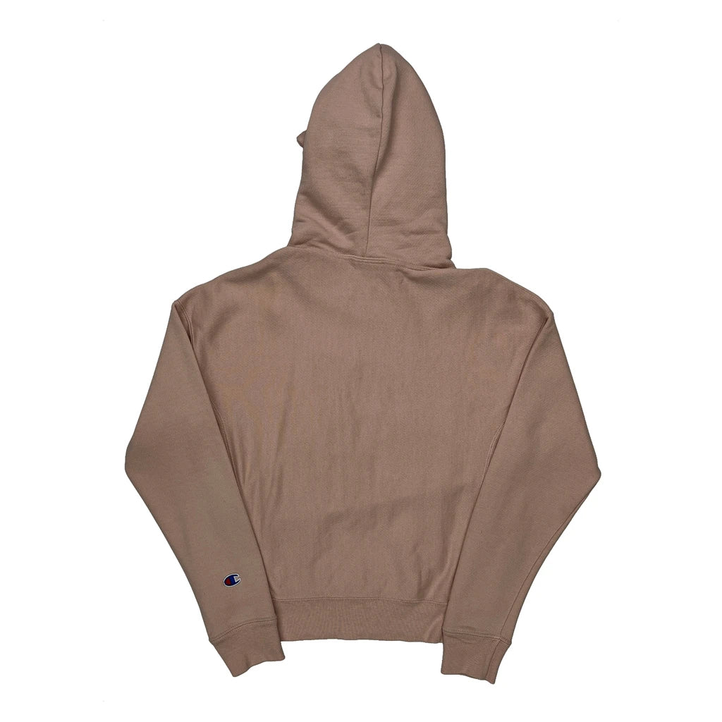 Reverse Weave Champion Hoodie - XS Brown Cotton - Image 2