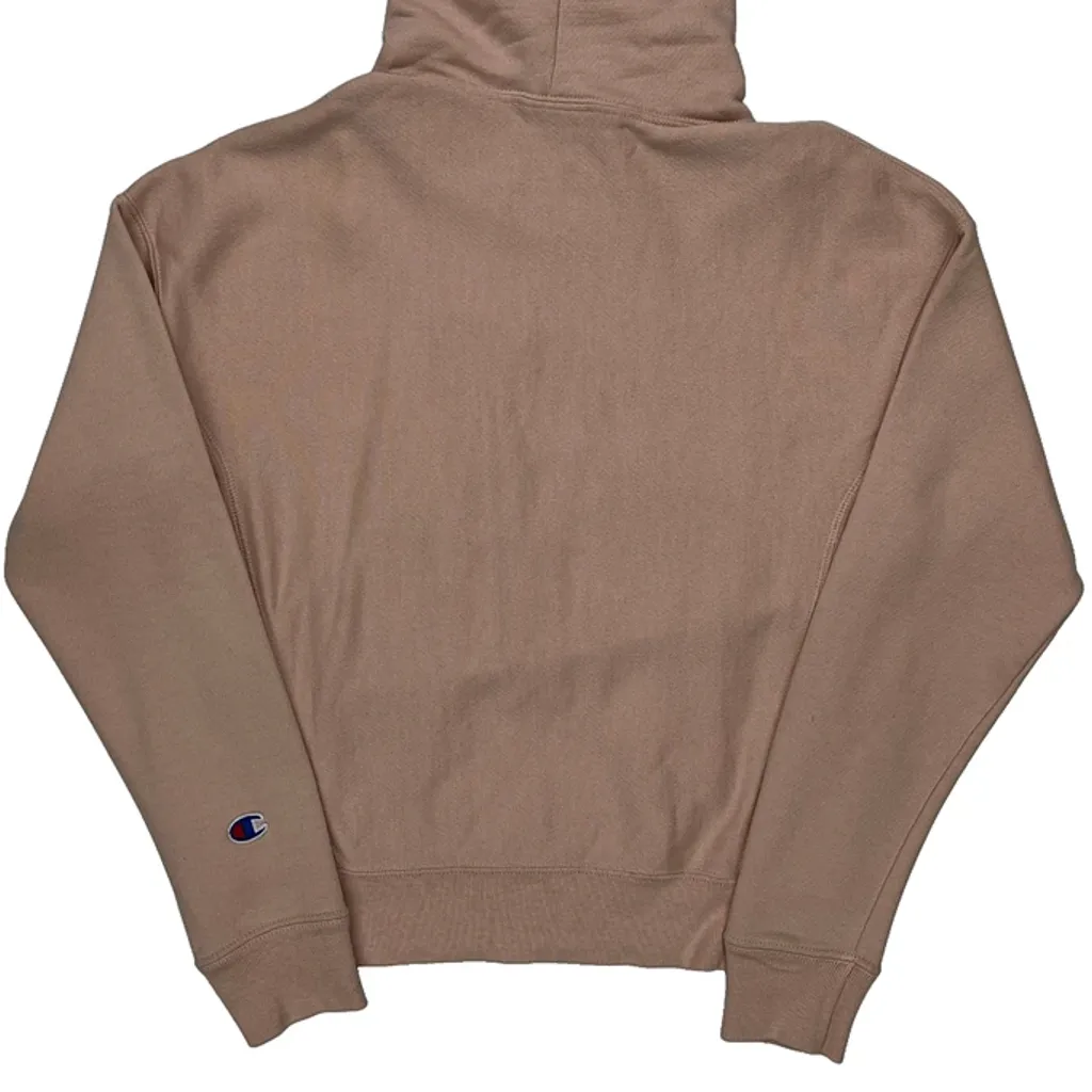 Reverse Weave Champion Hoodie - XS Brown Cotton - Image 7