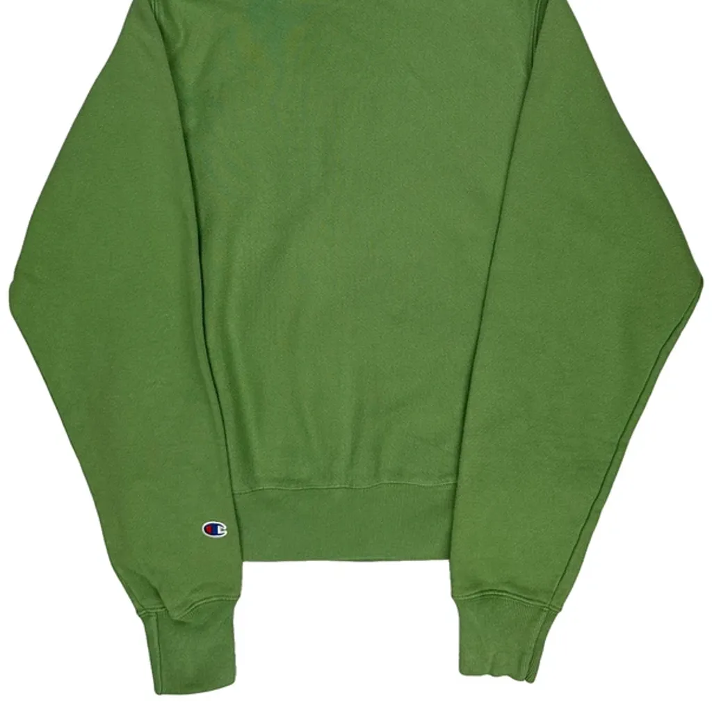Reverse Weave Champion Hoodie - XS Green Cotton - Image 7