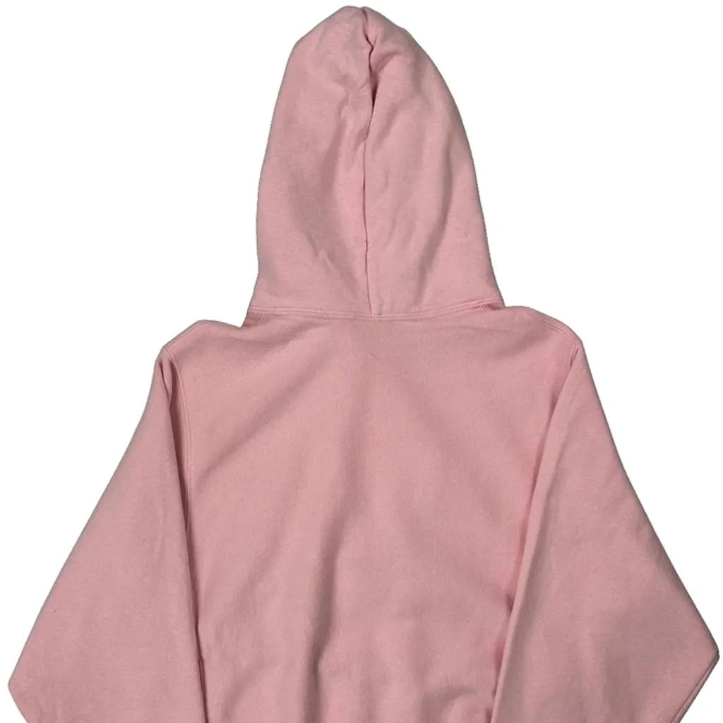 Reverse Weave Champion Hoodie - Small Pink Cotton Blend - Image 6