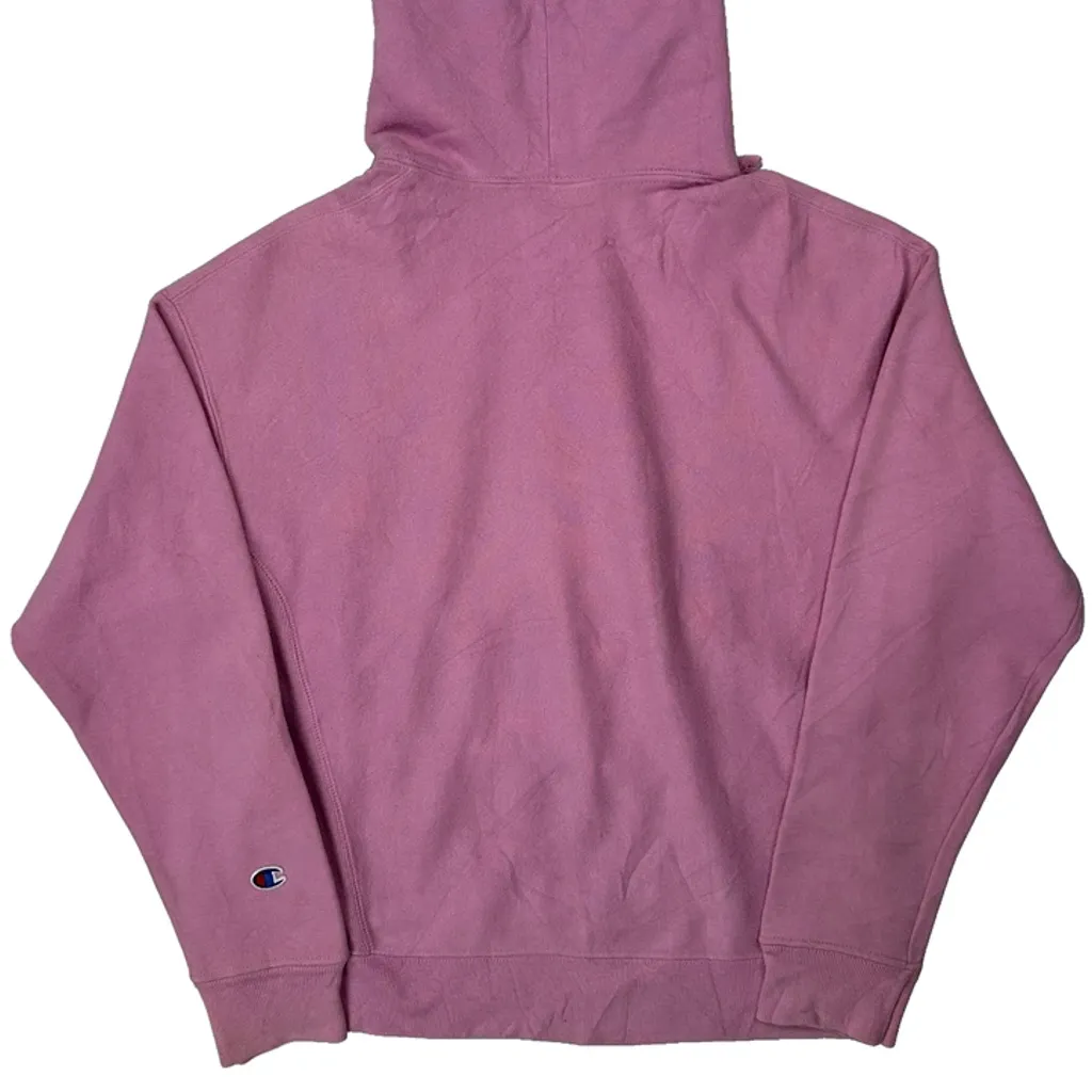 Reverse Weave Champion Hoodie - Medium Purple Cotton - Image 6