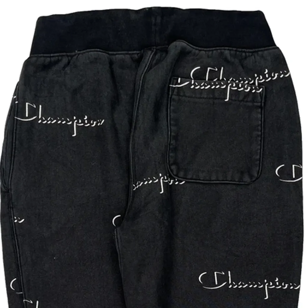 Reverse Weave Champion Joggers - Large Black Cotton - Image 4