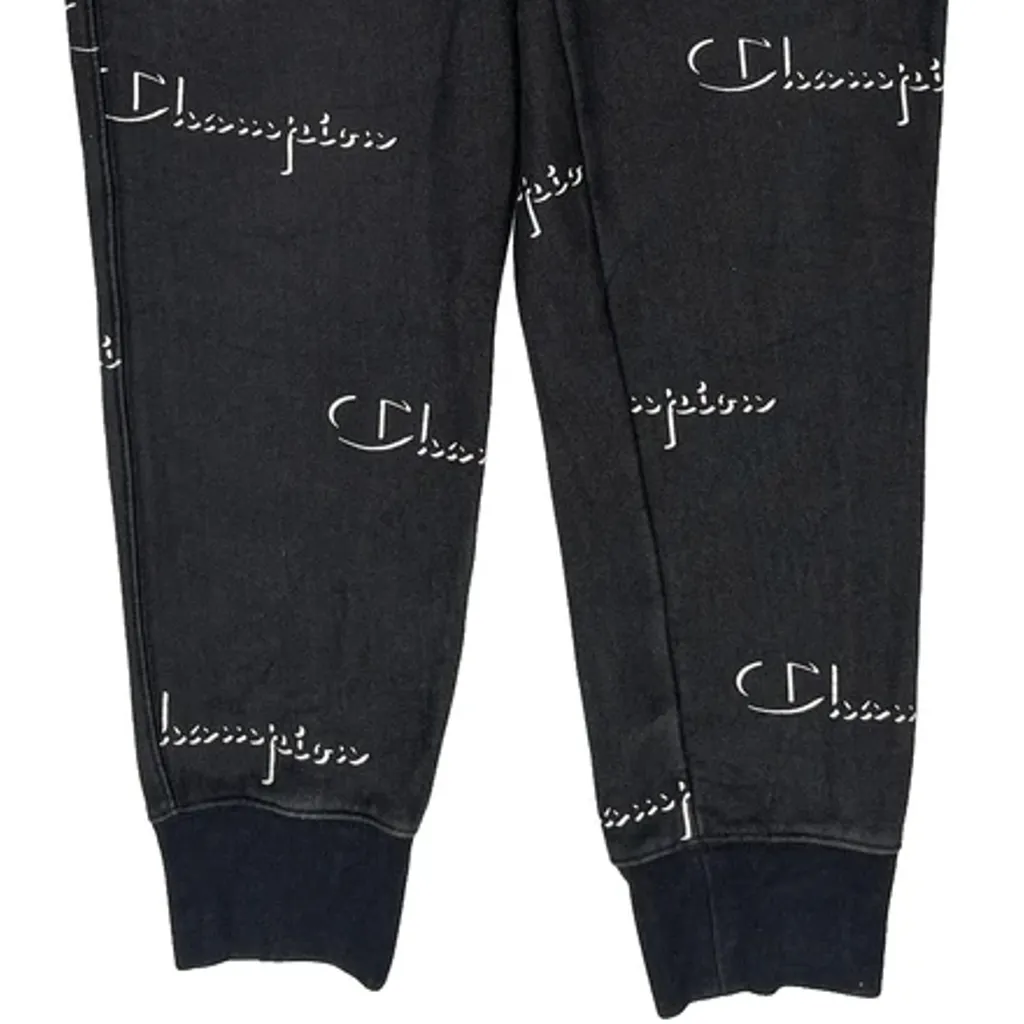 Reverse Weave Champion Joggers - Large Black Cotton - Image 7