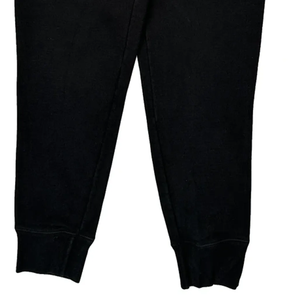 Reverse Weave Champion Joggers - Medium Black Cotton - Image 4