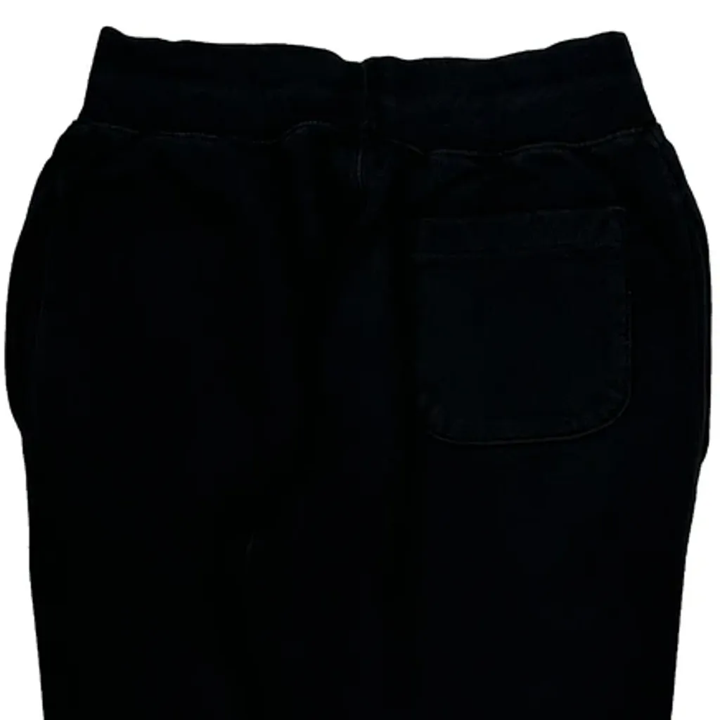 Reverse Weave Champion Joggers - Medium Black Cotton - Image 7