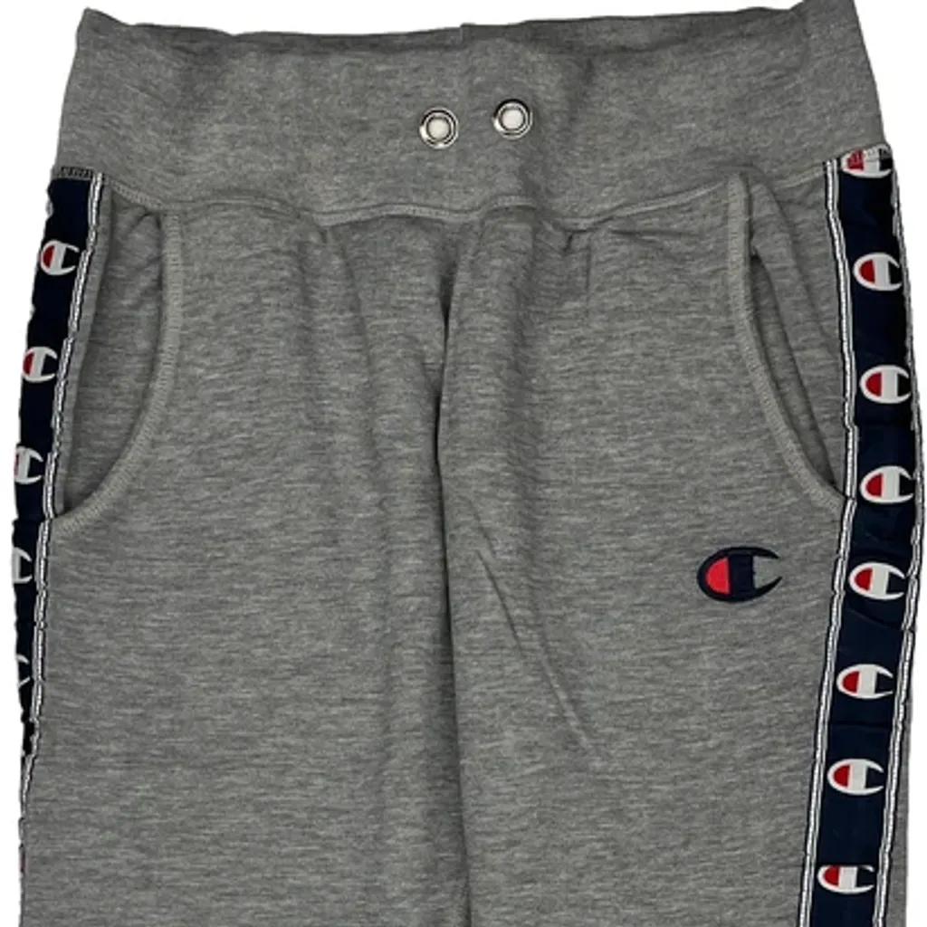 Reverse Weave Champion Joggers - Medium Grey Cotton Blend - Image 6