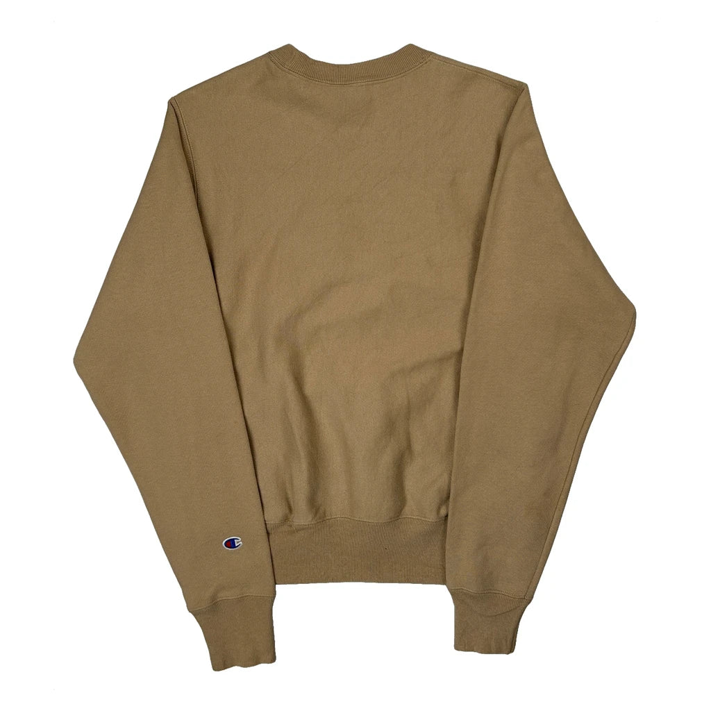 Reverse Weave Champion Sweatshirt - XS Beige Cotton - Image 2