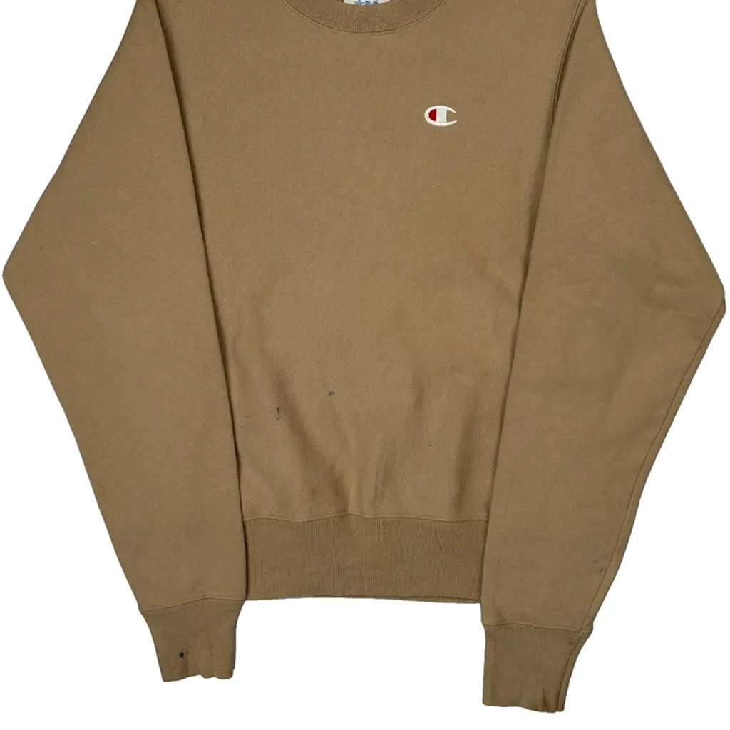 Reverse Weave Champion Sweatshirt - XS Beige Cotton - Image 5