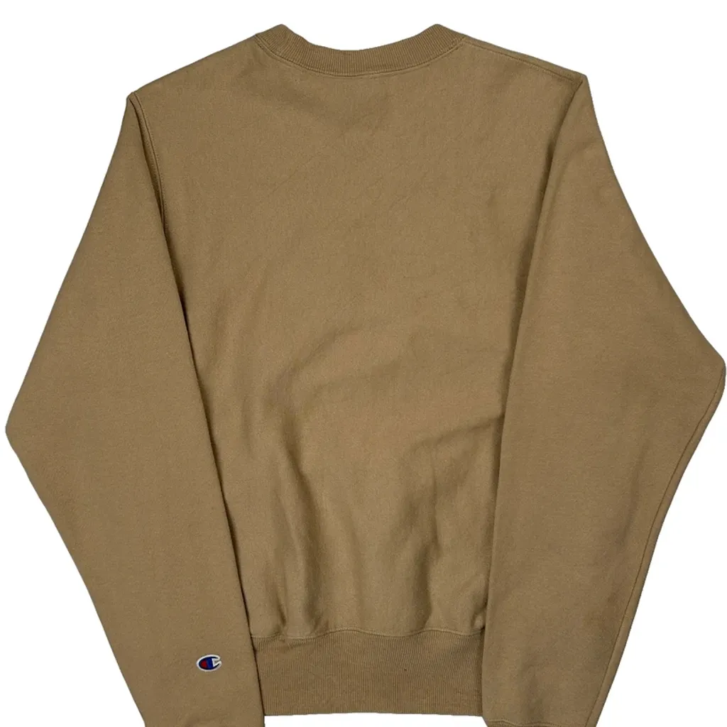 Reverse Weave Champion Sweatshirt - XS Beige Cotton - Image 6