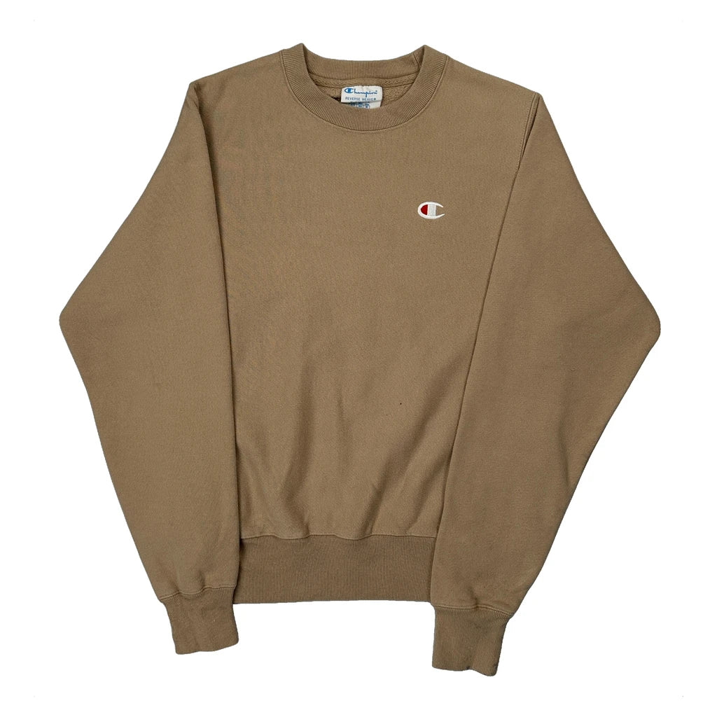 Reverse Weave Champion Sweatshirt - XS Beige Cotton