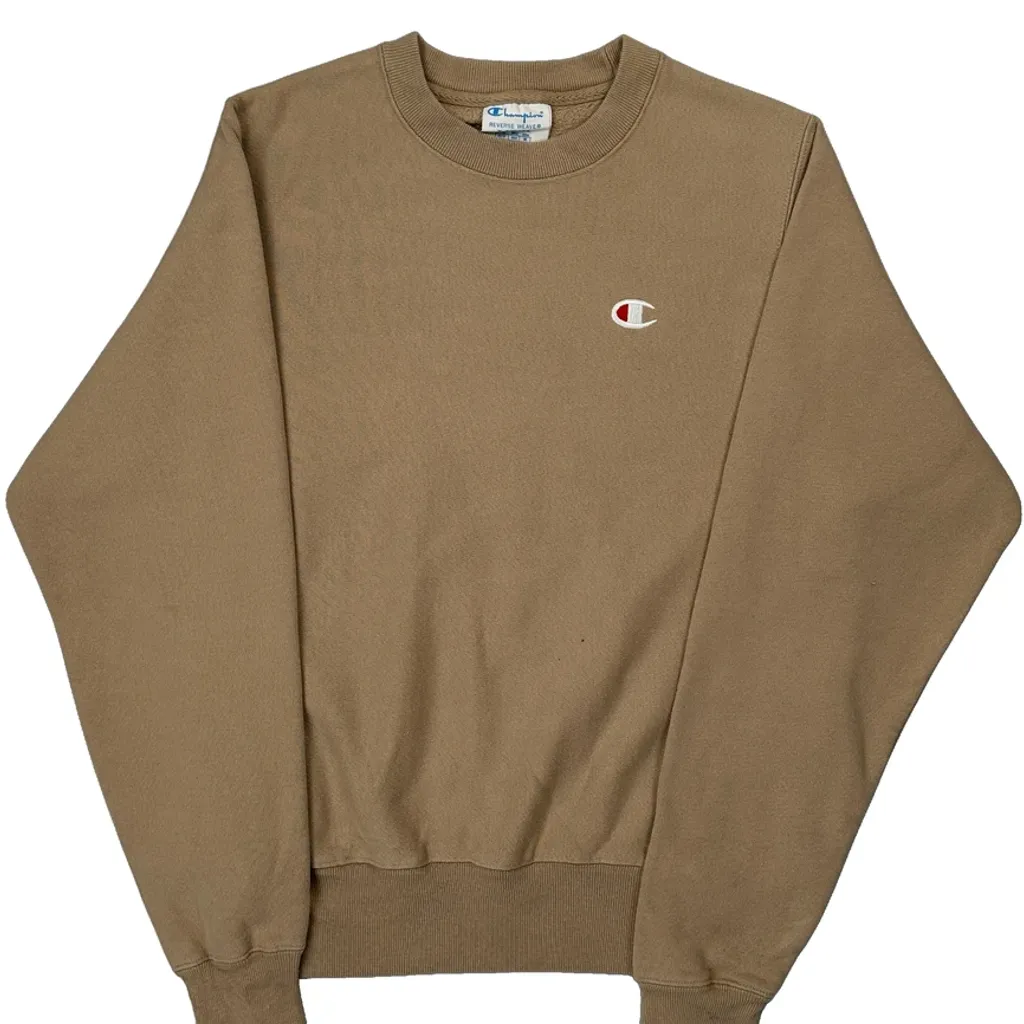 Reverse Weave Champion Sweatshirt - XS Beige Cotton - Image 5