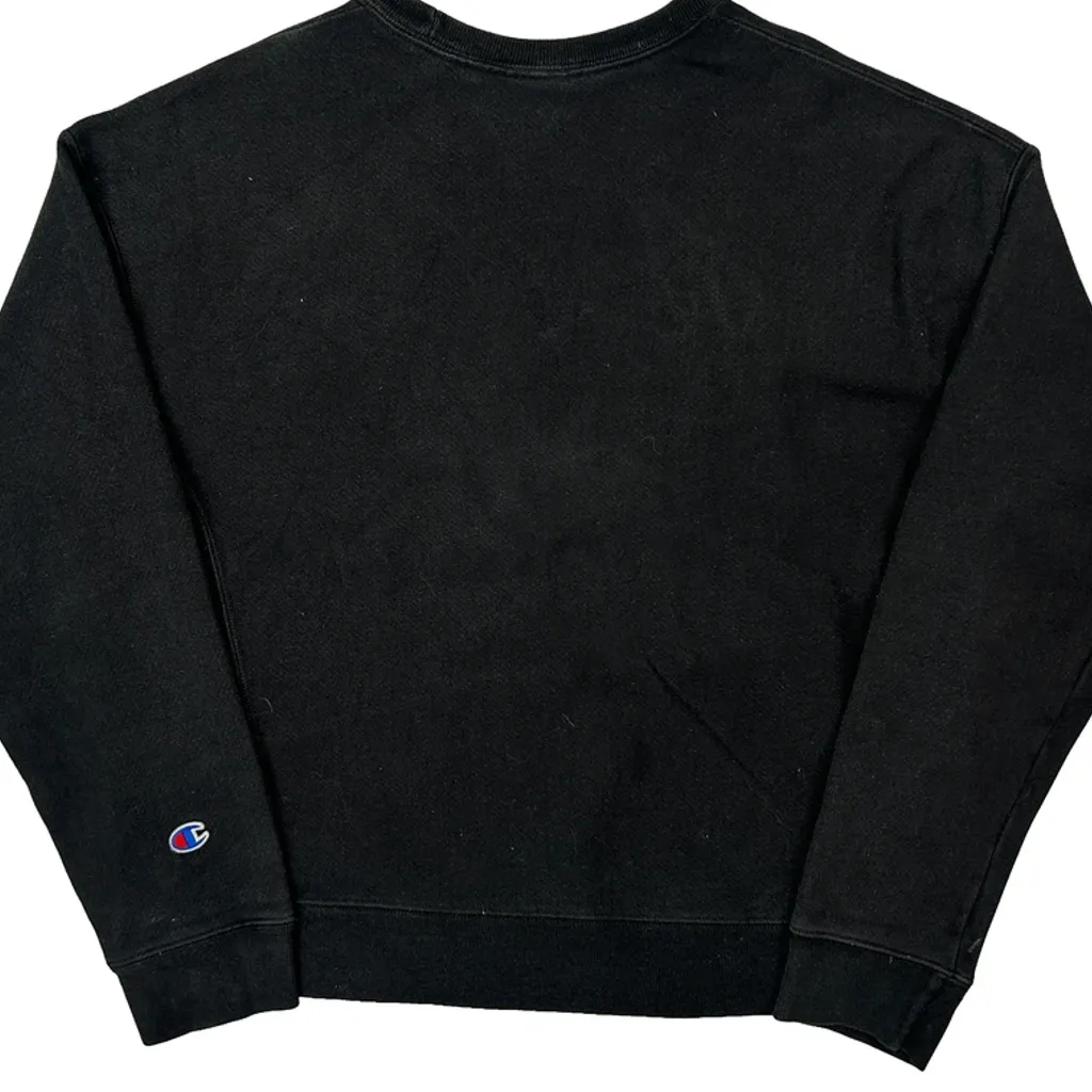 Reverse Weave Champion Sweatshirt - Large Black Cotton - Image 6