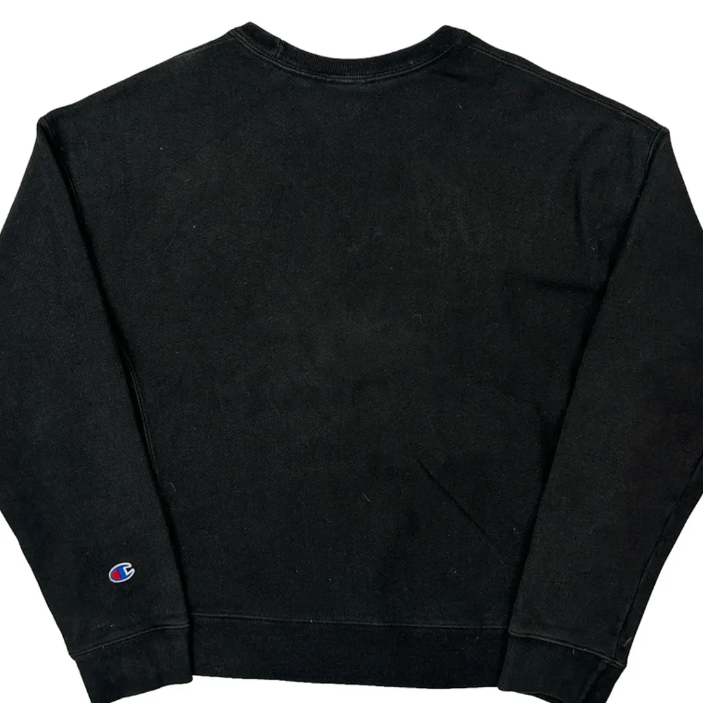 Reverse Weave Champion Sweatshirt - Large Black Cotton - Image 7