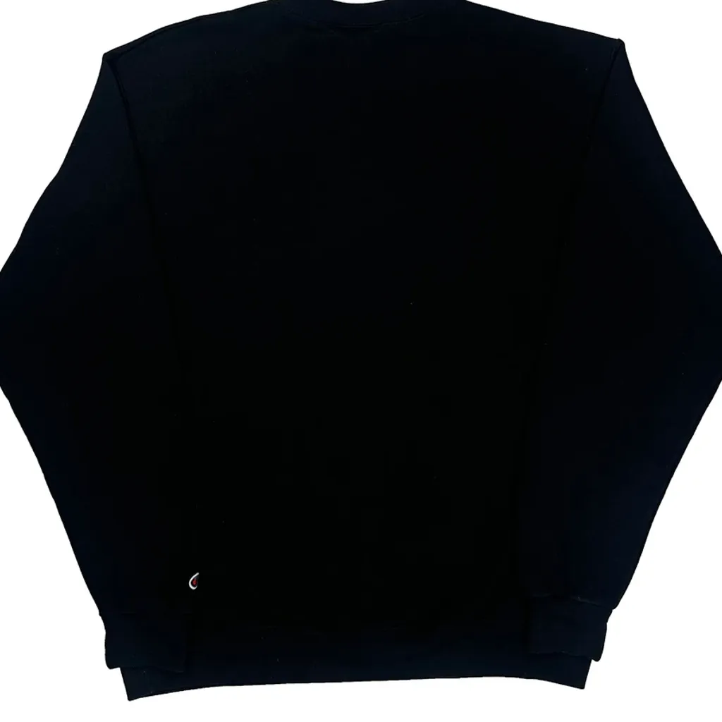Reverse Weave Champion Ulm Warhawks Sweatshirt - Large Black Cotton - Image 6