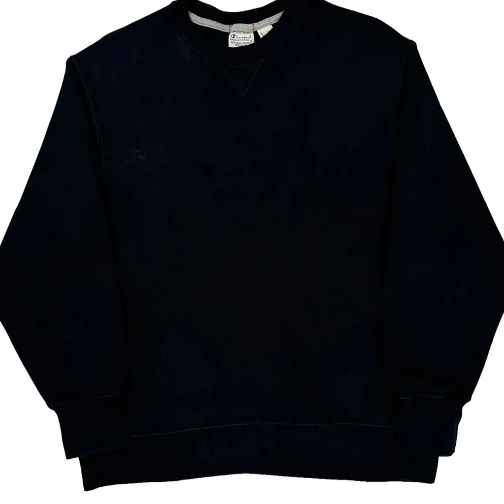 Reverse Weave Champion Sweatshirt - Medium Black Cotton - Image 4