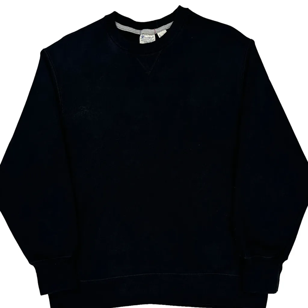 Reverse Weave Champion Sweatshirt - Medium Black Cotton - Image 5
