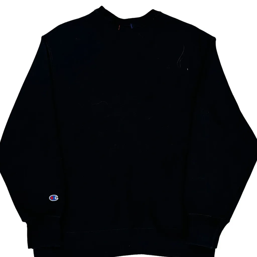 Reverse Weave Champion Sweatshirt - Medium Black Cotton - Image 6